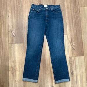 Hudson Jeans Women's Dark Blue Straight Leg Jeans